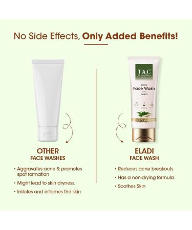 Eladi & Neem Face Wash - Clear & Acne-Free Skin | Oil Control Blemish Reduction & Hydration | 50ml - International Shipping Available - Buy Online on GoSupps.com