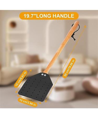 WouND Leather Fly Swatter Long-Handled Beech Hand Fly Killer Outdoor Portable Mosquito Fly swatter - Buy Online on GoSupps.com