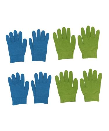 minkissy 4 Pairs Moisturizing Gloves Moisturizing Spa Gloves Hand Gloves Makeup Remover Gloves Dry Cracked Gloves Cleaning Gloves Hand Gel Gloves Handwashing Fluid Miss Silica Gel Skin Care