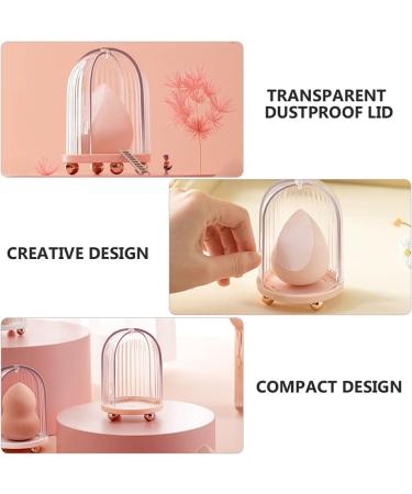 1pc Beauty Egg Storage Box Powder Puff Box Travel Breathable Pctg Pink - Buy Online on GoSupps.com