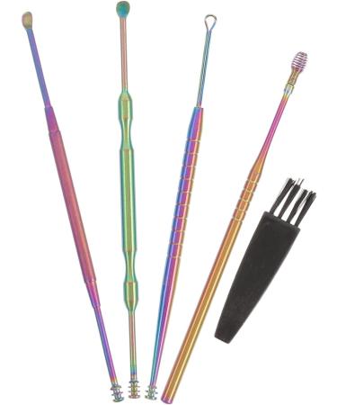 Ear Wax Remover Kit - Set of 3 Stainless Steel and Plastic Ear Cleaning Tools - Buy Online on GoSupps.com