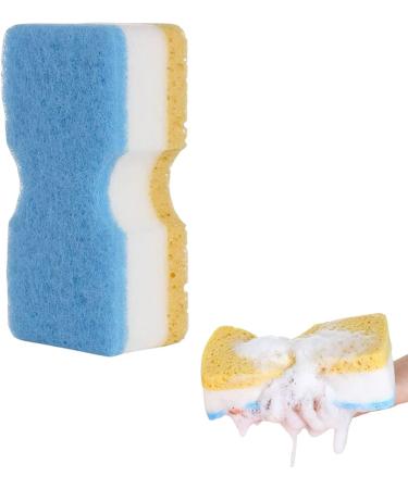 Puff Aromatherapy Body Sponge, Silk Melon Aromatherapy Body Foam, Soft Exfoliating Scrub Dead Skin Sponge (blue)