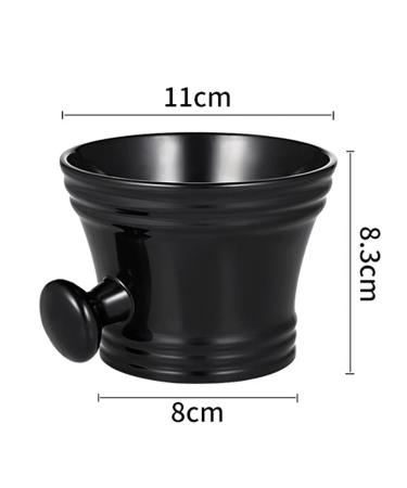 Harilla 2-Piece Shaving Soaker Set | Portable Razor Cup with Handle for Wet Shaving | Ideal Shaving Soap & Cream Bowl for Husband - Buy Online on GoSupps.com