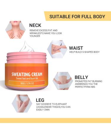 Premium Hot Cream Sweat Enhancer - Firming Body Lotion for Women and Men and Body Sculpting Cellulite Workout Cream - Ultra Moisturizing Invigorating Body Firming Cream with Natural Oils - Buy Online on GoSupps.com