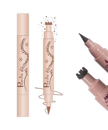 Freckles Stamp Pen 2 in 1 Freckles Pen Imperm able Stylo Tache de Rousseur avec Bout Souple 24H Durable Freckle Pen pour un Look Naturel Crayon Tache de Rousseur