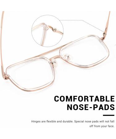 Buy Zeelool Aviator Blue Light Blocking Reading Glasses for Men & Women Nayeli ZTX898397 - Anti-Reflective Crystal 2.5x - International Shipping Available - Buy Online on GoSupps.com