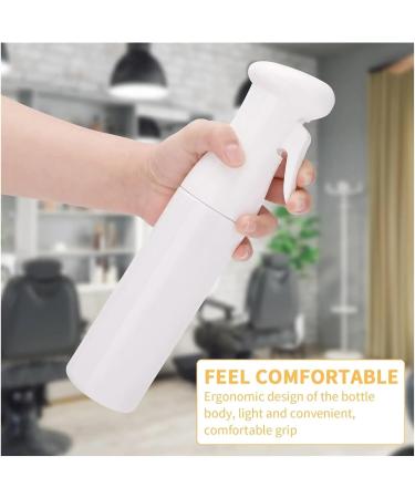 Barber 300ML Hairdressing Spray Bottle - Salon Hair Tools & Water Sprayer for Beauty Hair Care - White Color - Buy Online on GoSupps.com