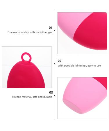 SHERCHPRY 2pcs Silicone Ice Cube Tray & Roller - Facial Massage Tools for Lifting & Cooling | Red Ice Roller Globes - Buy Online on GoSupps.com