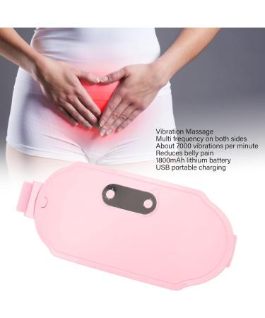 ZJchao Menstrual Heating Pillows Wireless 6-Speed Vibration & Heat for Menstrual and Back Pain Relief | Ideal for Women & Girls - Buy Online on GoSupps.com