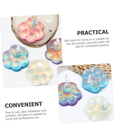 FRCOLOR 4 Sets magnetic press on false nails stand aurora Accessories false nails exercise rack portable nail base nail stand nail display stand Nail supplies Nail piece - Buy Online on GoSupps.com
