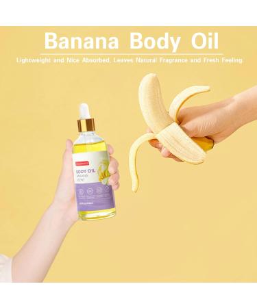 2 Pack Body Banana Juice Oil - Hydrating Vitamin C & E After Shower Moisturizer for Women - International Shipping - Buy Online on GoSupps.com