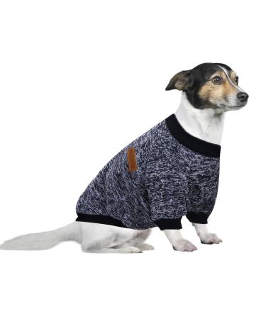 Hualisiji 4xl dog sweater Large dog sweatshirt hood for large dogs warm and light to carry with a soft texture elasticity (navy blue 4xl) navy blue 4xl
