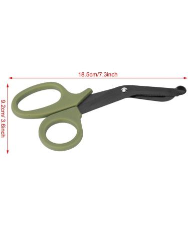 Buy EMT Trauma Scissors - Medical Scissors with Non-Stick Blades | Stainless Steel Green - Ideal for First Aid & Emergency Care - Buy Online on GoSupps.com
