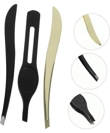 Angoily 2 Sets Metal Eyebrow Slant Tip Tweezers Stainless Steel Eyebrow Clip Stainless Steel Eyebrow Tweezer Eyebrow Clip Tweezers Eyebrow Clips Splinter Tweezers Miss Make up Makeup Tools - Buy Online on GoSupps.com