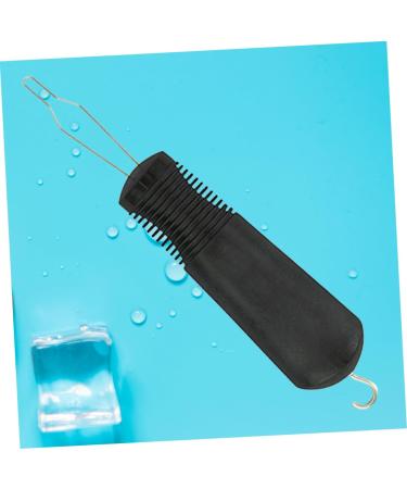 Button Hook Helper 6 Pcs Button Assist Device Hook Button for Clothes Button Helper Tool Button Hook Zipper Rope Tab Jean Buttons Button Hook 18.4*3.2cmx s Black - Buy Online on GoSupps.com