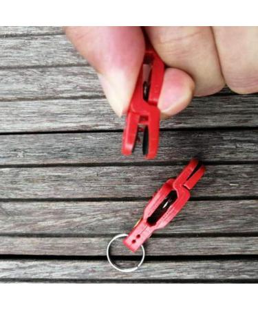 Uncedaran 7pcs Red Line Clip Snap Weight Release Clips for Offshore Fishing - Heavy Tension Snap Release for Planer Board, Kite, Downriggers & Outriggers - Buy Online on GoSupps.com