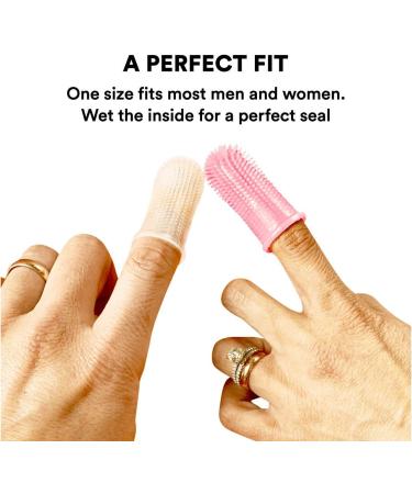 Jasper 360 Finger Toothbrush Kit for Pets - Full Surround Bristles, Dental Care for Puppies, Cats - Blue 2-Pack - Buy Online on GoSupps.com