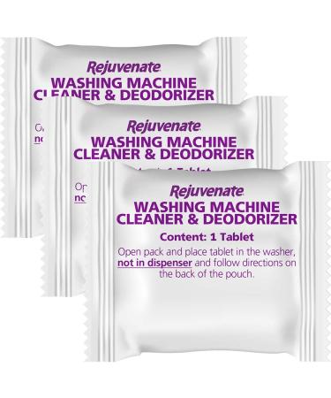 Rejuvenate Washing Machine Cleaner & Deodorizer Tablets - 3 Months Supply (3 Tablets) - Buy Online on GoSupps.com