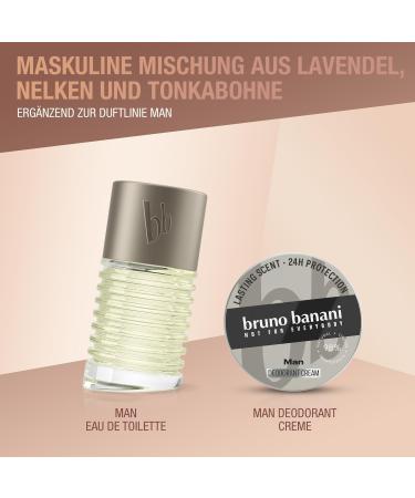  Bruno Banani bruno banani Man Cream Deodorant 24 Hour Cream Deodorant for Men 40ml - Buy Online on GoSupps.com