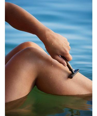 Pandoo Razor Plane with Bamboo Handle | Zero-Waste Safety Razor for Men & Women | Closed Comb Plastic-Free + eBook & 10 Thin Handle Blades - Buy Online on GoSupps.com