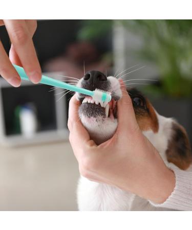 2-Piece Small Dog Toothbrush Set | 360-Degree Soft Silicone Pet Dental Care for Dogs & Cats - Effective Oral Hygiene & Deep Clean - Buy Online on GoSupps.com