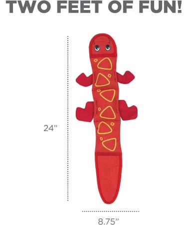 Kyjen 30011 Outward Hound Fire Biterz Dog Toy | Robust Material Real Fire Hose 3 Squeakers Size L Red - International Shipping Available - Buy Online on GoSupps.com