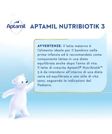  Aptamil APTAMIL Nutribiotik 3 Growth Milk Powder for Children from 12 Months - Box of 3325 g (4 x 830 g Boxes) - Buy Online on GoSupps.com