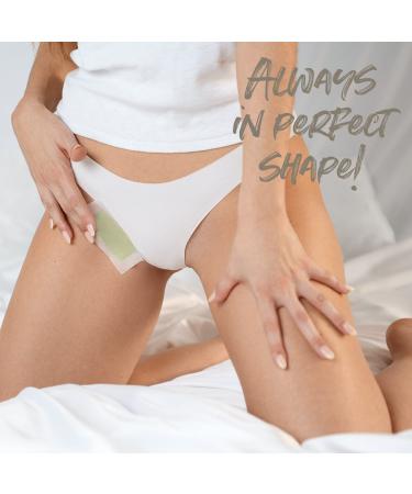 Andmetics Natural Bikini Cold Wax Strips | 99% Natural Ingredients | Polyethylene & Paraffin Free | Smooth Skin for Up to 4 Weeks | All Skin Types Suitable - Buy Online on GoSupps.com