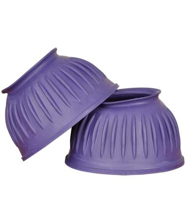 TdeT Rubber hoof protectors closed purple L