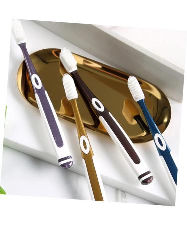 Frcolor 8-Piece Nano Microfiber Toothbrush Set - Portable Ergonomic Dental Accessories for Adults - Buy Online on GoSupps.com