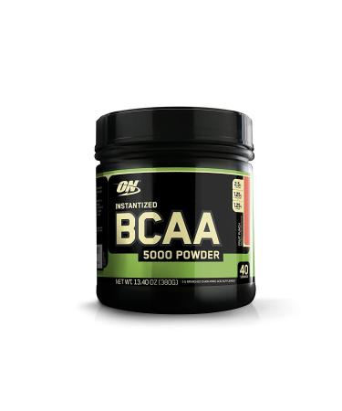 Optimum Nutrition Instantized BCAA Powder Keto Friendly Branched Chain Essential Amino Acids 5000mg Fruit Punch13.40 oz 40 Servings (Packaging May Vary)