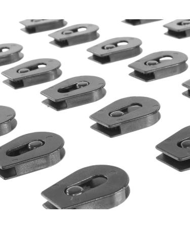 Wheeled Cord Lock Stopper (6 Pack) - Heavy Duty Clamp Toggle for Shock Cord, Bungee, Paracord - Buy Online on GoSupps.com