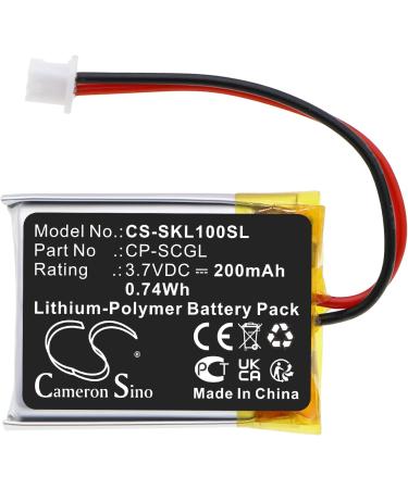 3.7V 200mAh CP-SCGL Battery Replacement for Golf Linx | International Shipping Available - Buy Online on GoSupps.com