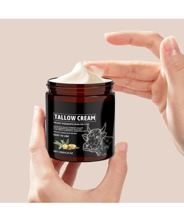 Beef Tallow for Skin 120g Tallow and Honey Balm Grass Fed Beef Tallow Face Moisturizer Natural Tallow Skin Care Cream Body Butter Nourish and Soothe Dry Skin - Buy Online on GoSupps.com