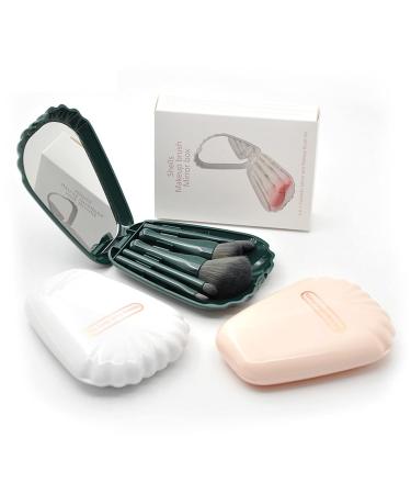 5-Piece Makeup Brush Set - Portable Plastic Handle - Blusher & Eye Beauty Tools - Flat Makeup Brush (Color D) - International Shipping Available - Buy Online on GoSupps.com