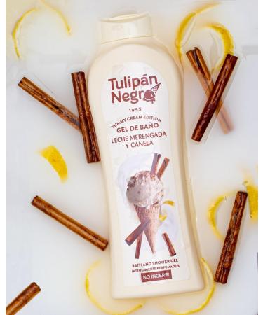 Tulipan Negro Merengue Body Wash - Hydrating Milk & Cinnamon Shower Gel Long-Lasting Fragrance 21.9 oz | International Shipping Available - Buy Online on GoSupps.com