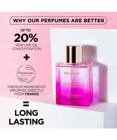 Bella_Vita Luxury Senorita Woman Eau De Parfum Perfume with Yuzu Lotus Magnolia Musk|Premium Long Lasting Floral Fruity Fragrance for Women 100ML - Buy Online on GoSupps.com