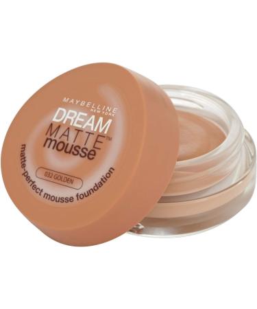 Maybelline New York Dream Mat Mousse 32 Golden Pack of 3 (3 x 18 ml) - Buy Online on GoSupps.com