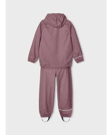 NAME IT Unisex Baby Nkndry Rain Set Noos Rain Suit - 7 Years, Wistful Mauve - Buy Online on GoSupps.com