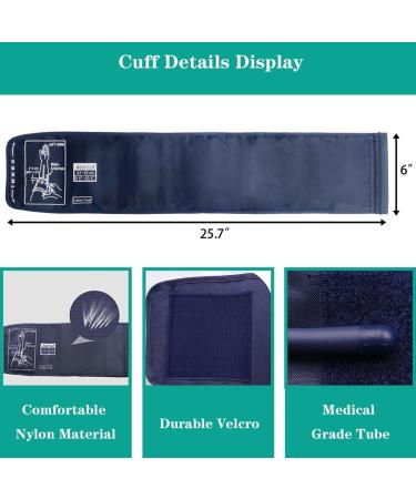 Extra Large Blood Pressure Cuff for Omron 9 -21 | HYINUS XL BP Cuff for Big Arms | Adult Arm Replacement Cuff - Grey - Buy Online on GoSupps.com