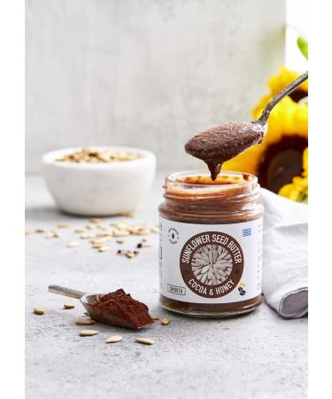 Premium Roasted Greek Sunflower Core with Cocoa & Honey High Protein High Fiber No Preservatives | 2x200g - Buy Online on GoSupps.com