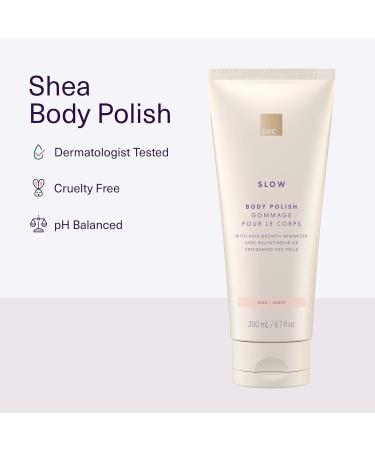 European Wax Center Slow Hair Growth Body Polish - Exfoliating Scrub for Dry Sensitive Skin | Moisturizing Brightening & Prevents Ingrown Hairs - 6.7 oz - Buy Online on GoSupps.com
