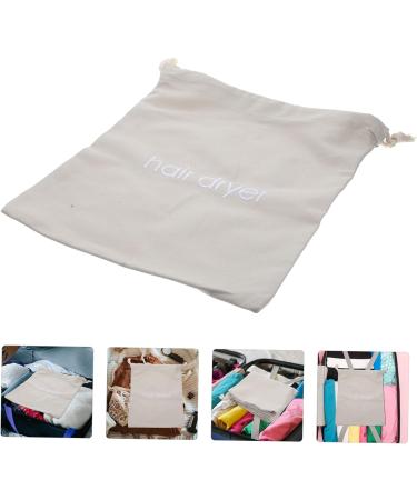 DRESSOOS 4pcs Hair Dryer Storage Bag Hair Dryer Bag Drawstring Bags Hairdyer Bag Mini Pouch Fabric Light Grey - Buy Online on GoSupps.com