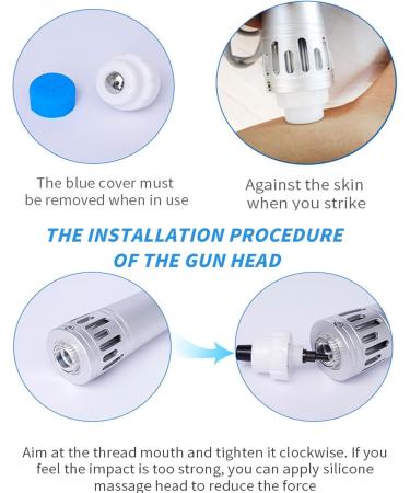 WDDEYYDS ED Shock Wave Therapy Device | Electromagnetic Pain Relief with 7 Massage Heads | Effective Chronic Pain Management - Buy Online on GoSupps.com