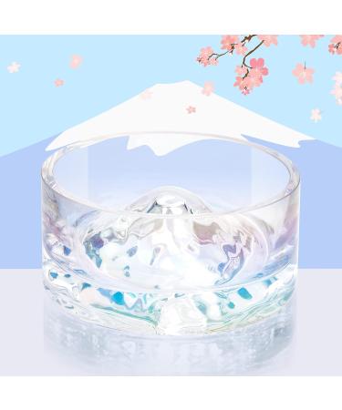 Niteangel Hamster Feeding & Water Bowls- Mount Fuji Series Glass Drinking Bowls for Dwarf Syrian Hamsters Gerbils Mice Rats or Other Similar-Sized Small Pets (Transparent) - Buy Online on GoSupps.com