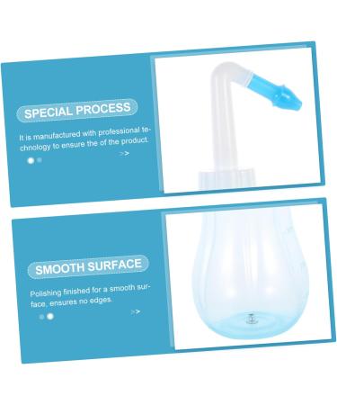 Nasal Cleaner for Adults - Portable Tea Kettle Plastic Cleaner Set for Sinus Rinse & Nose Flusher - Buy Online on GoSupps.com