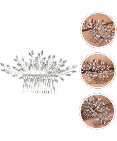 Beatifufu Hair Comb Bridesmaid Hair Accessories Hair Accessories for Women Womens Hair Clips Pearl Hair Barrettes Wedding Tiara Pearl Hair Pin Rhinestone Hair Side Comb Rhinestones - Buy Online on GoSupps.com