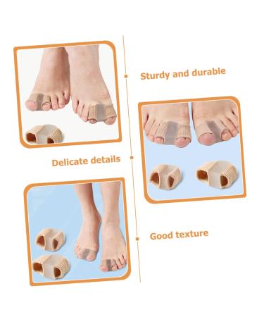 Marmerdo 4pcs Toe Separator Set - Adjustable Gel Straightener for Hammer Toe, Bunion Pad, and Toe Cushion - Double-Hole Toe Cover - Assorted Colors - 6X3.2CM - Buy Online on GoSupps.com