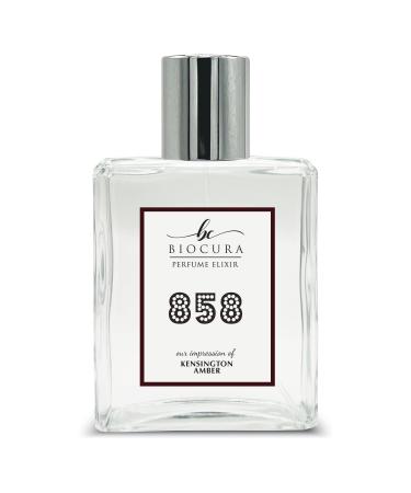 BC Perfume 858 Inspired by Kensington Amber For Women & Men Fragrance Dupes Eau de Parfum Bottle 3.4 Fl Oz/100ml