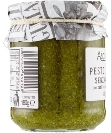  Italian Gourmet E.R. Ascheri 1960 Ligurian Pesto Without Garlic with Genoese Basil Set of 6 Pesto Sauces without Garlic with Genoese Basil 180 g + Italian Gourmet Tomato Pulp Box 400 g - Buy Online on GoSupps.com